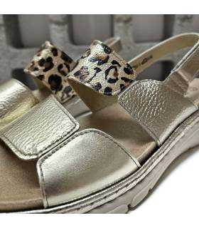 sandalias suave leyland mujer cómodas piel, detalle de pieles