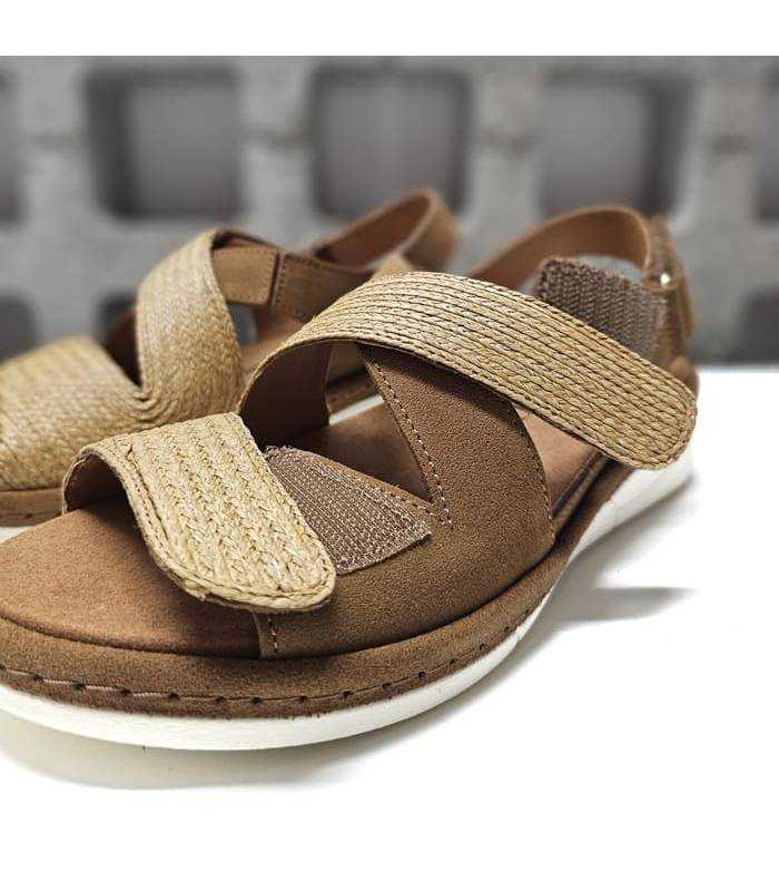 sandalias velcro mujer cómodas verano