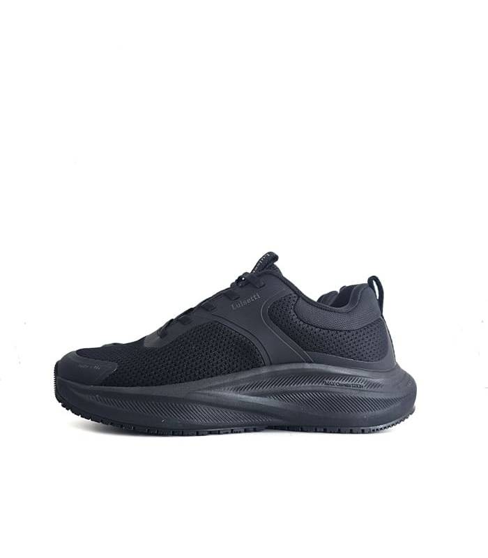 zapatillas negras hombre ligeras cómodas