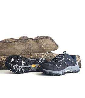 zapatillas trekking hombre impermeables rojas negras con Gortex
