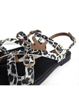 sandalias mujer tiras hebilla cómodas verano
