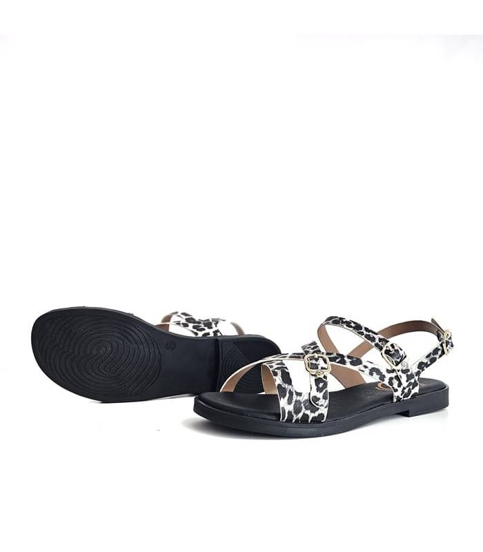 sandalias Lola Canales mujer estampado animal