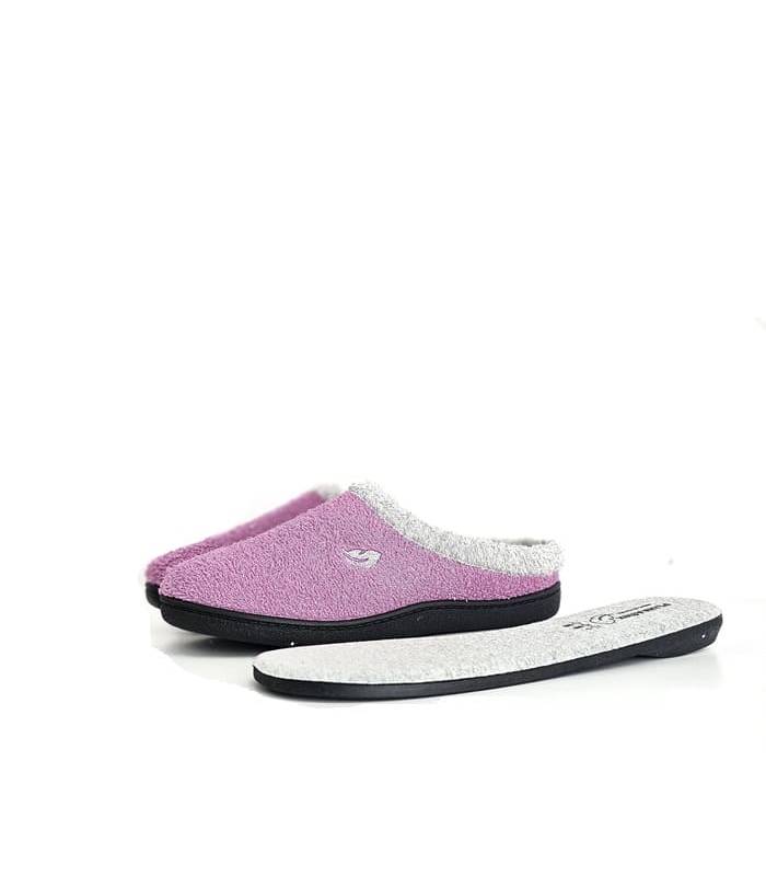 zapatillas casa mujer fucsia plantilla extraíble