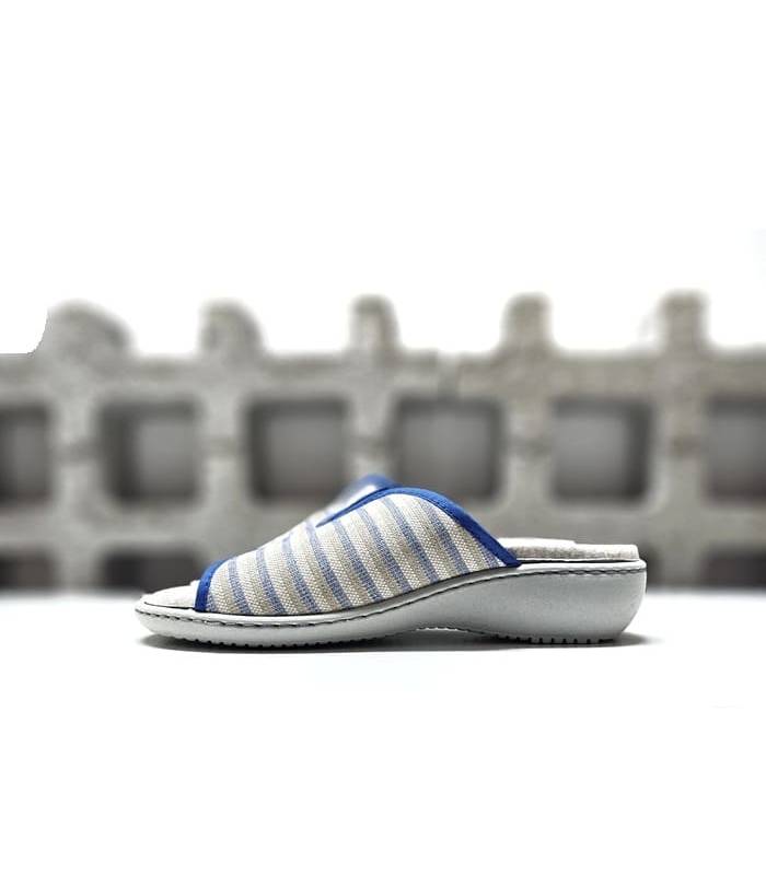 zapatillas casa mujer cuña perfil lateral
