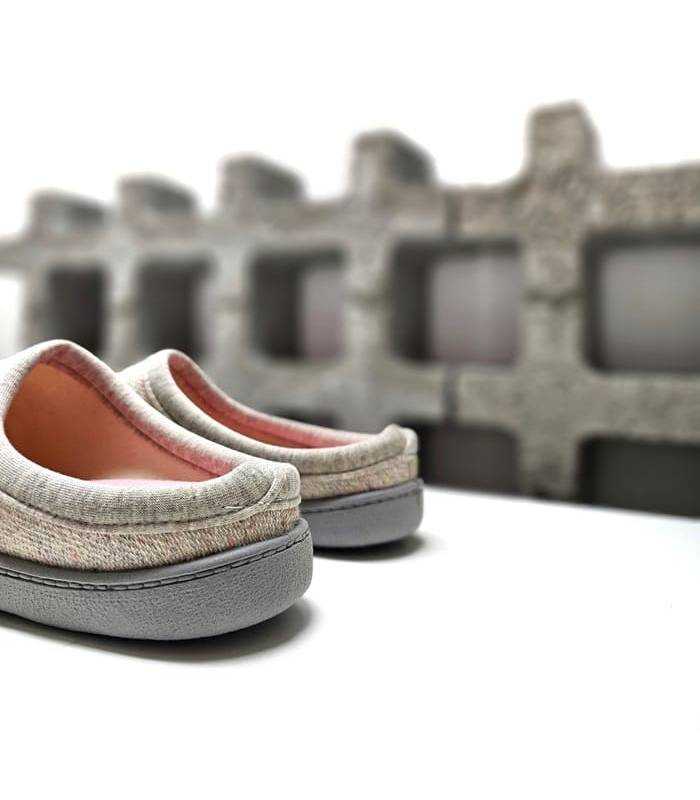 zapatillas casa mujer Plumaflex beige plantilla memory foam extraíble