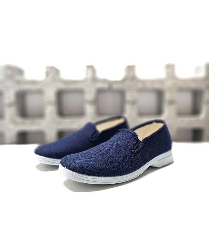 alpargatas hombre perfil lateral suela flexible