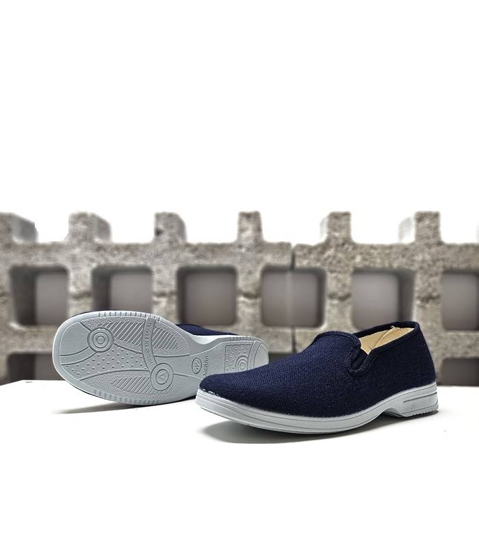 alpargatas hombre azul marino Alcalde suela antideslizante