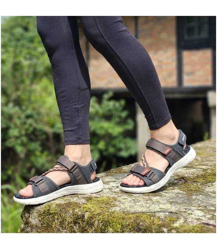 Sandalias cómodas mujer velcro Chiruca Chiclana trekking puestas