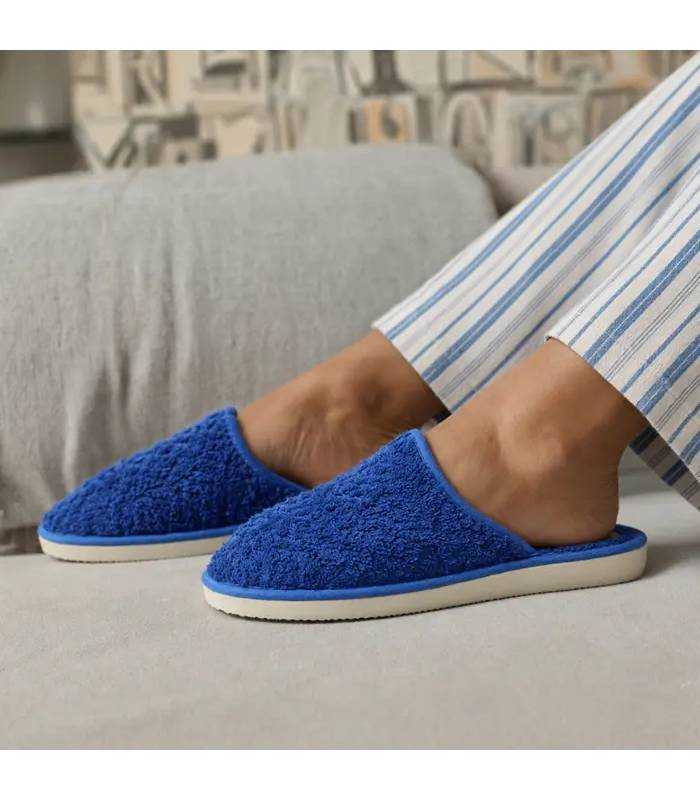 Zapatillas descalzas mujer verano Pelusín azulonas ligeras puestas
