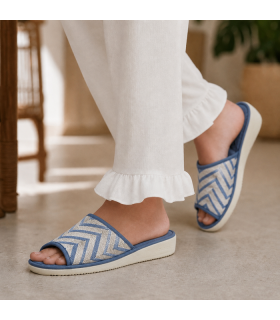 Zapatillas casa verano mujer frescas ligeras Pelusin puestas