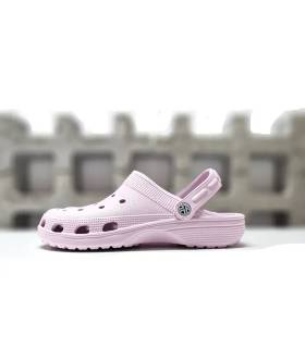 zuecos rosa mujer tipo crocs Kelara