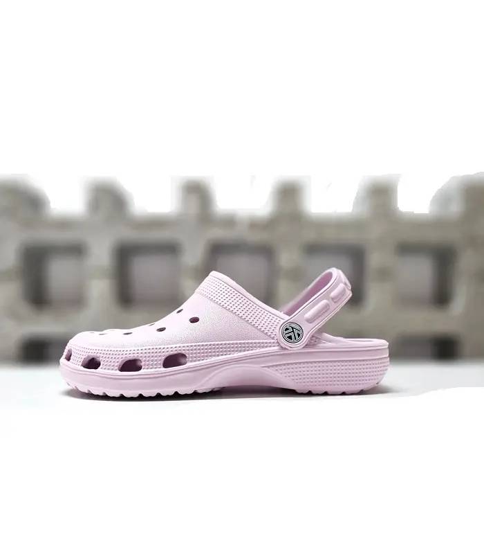 zuecos rosa mujer tipo crocs Kelara