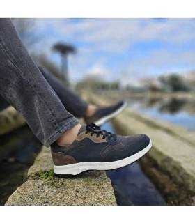Zapatos deportivos hombre piel impermeables Grisport puestos