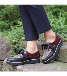 Zapatos mujer piel Chika10 invierno cómodos de rebajas