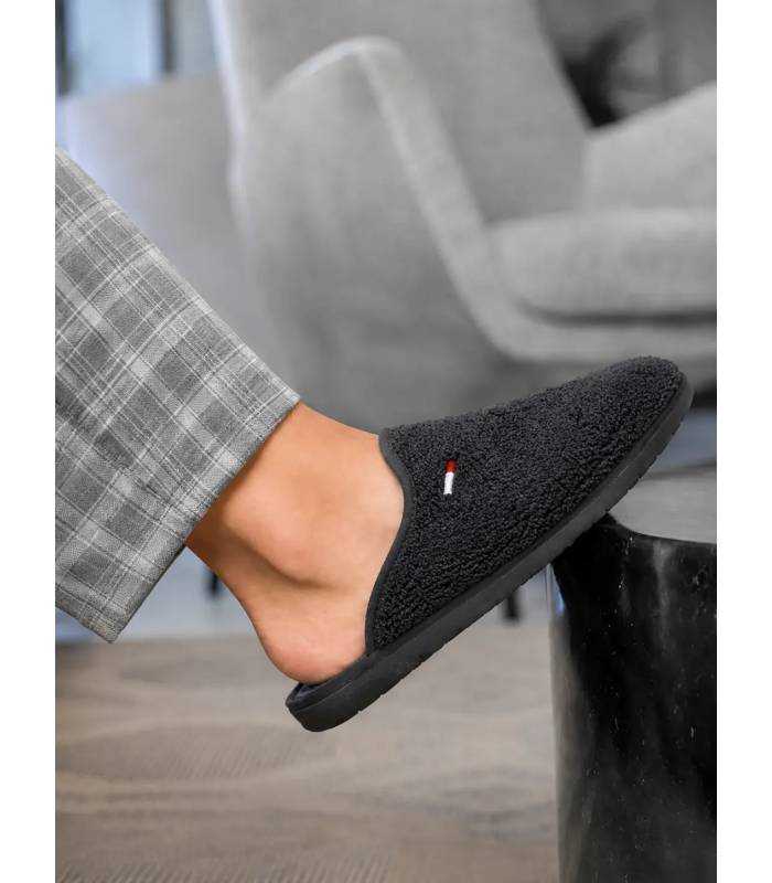 Zapatillas descalzas hombre en tela rizo de Cabrera en rebajas