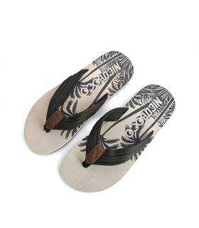 chanclas playa hombre verdes