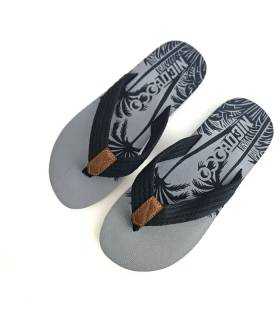 chanclas playa hombre negras