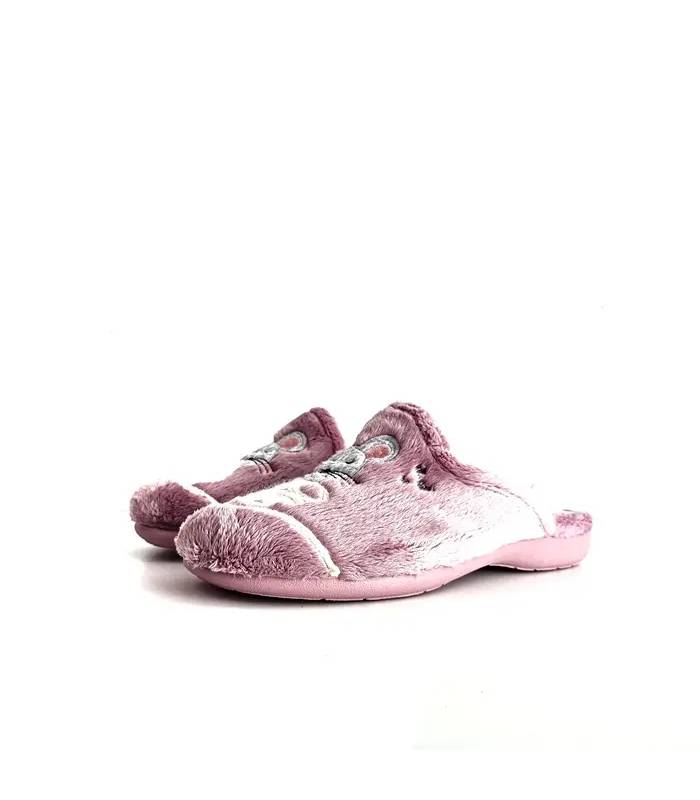 zapatillas pelito rosa Cabrera para invierno