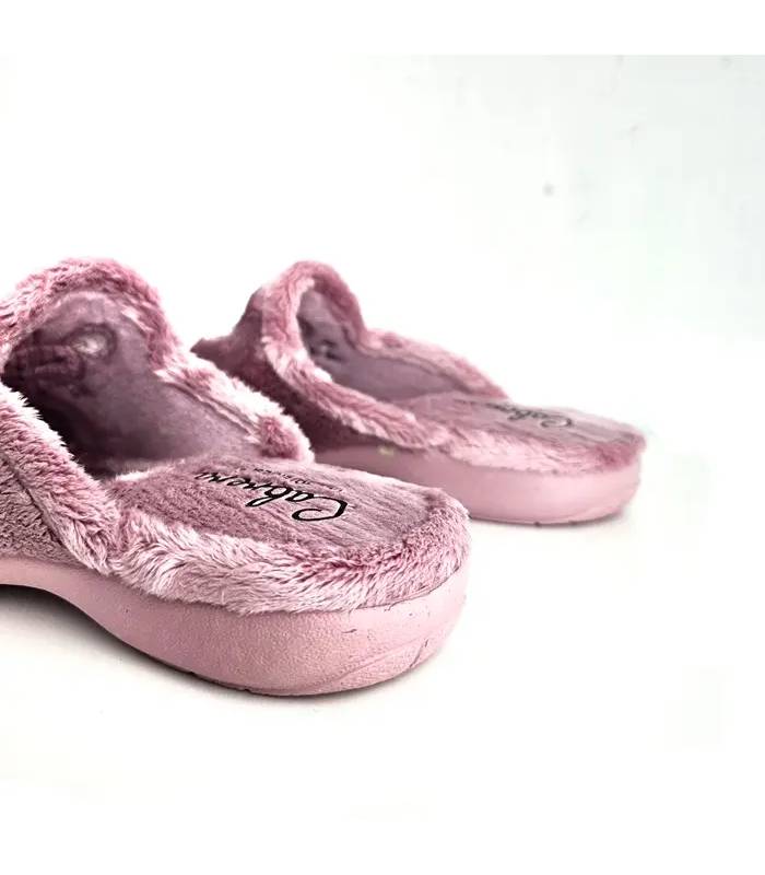 zapatillas destalonadas mujer comodas para invierno rosas