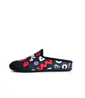 Perfil de zapatilla Cabrera para hombre con piso flexible y diseño geométrico