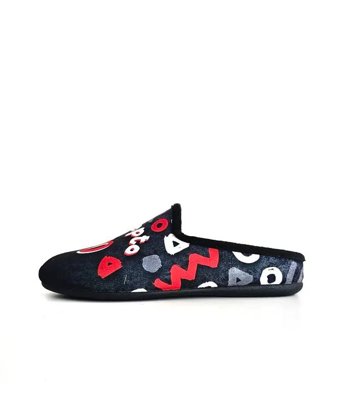 Perfil de zapatilla Cabrera para hombre con piso flexible y diseño geométrico