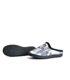 Zapatillas Plumaflex para hombre de perfil con suela Relax Absolut y dibujo antideslizante visible
