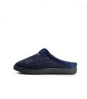 Perfil exterior de zapatilla descalza Plumaflex con cuadro fino y piso negro flexible