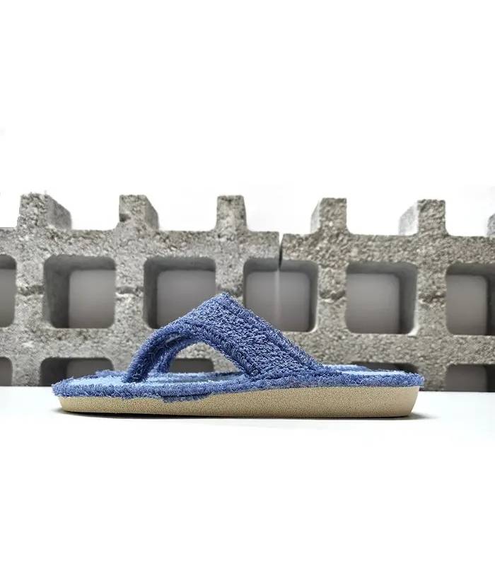 Perfil lateral de zapatilla mujer Cabrera de dedo con piso silencioso especial para parquet