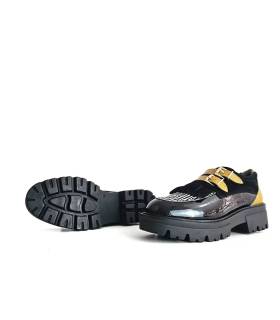 Suela track de goma en zapato Nival mujer de invierno
