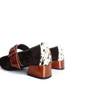 trasera animal print zapatos Nival Woman mujer