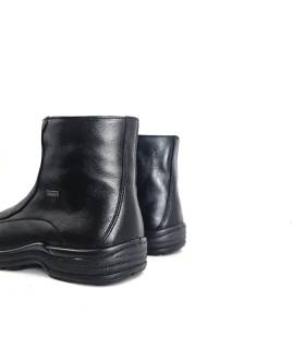 trasera botines piel negra hombre fabricados España