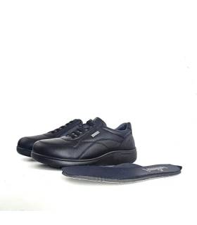 zapatos hombre plantilla extraíble Luisetti piel negra