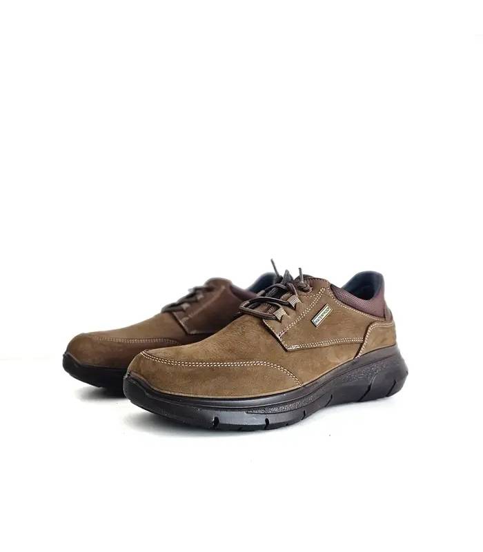 zapatos piel nobuck hombre Luisetti marrón