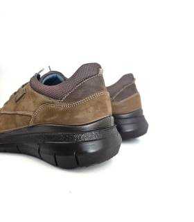 trasera zapatos impermeables hombre Luisetti marrón