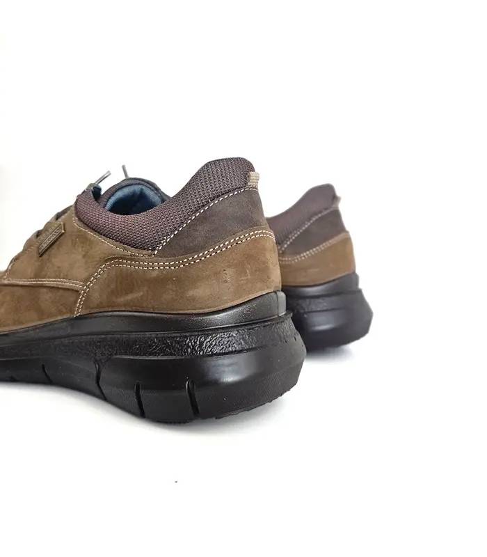 trasera zapatos impermeables hombre Luisetti marrón