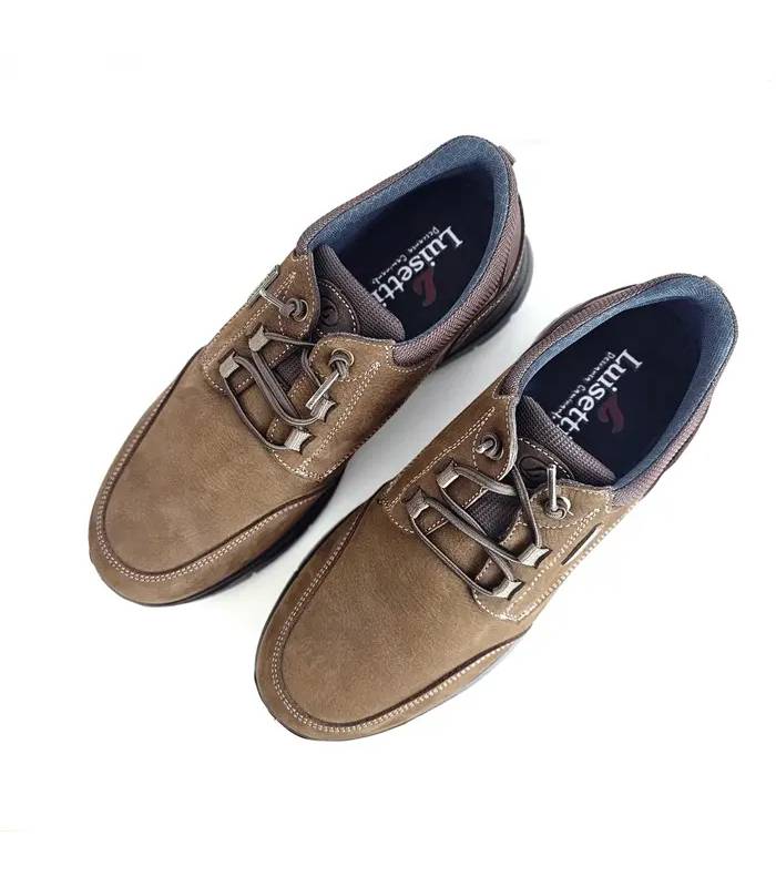 vista superior zapatos waterproof hombre Luisetti marrones