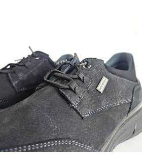 detalle zapatos waterproof hombre Luisetti negros