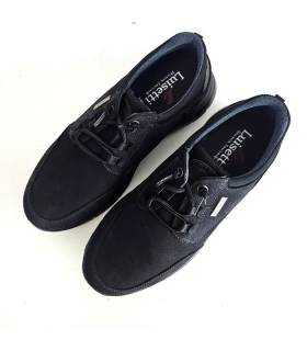 vista superior zapatos waterproof hombre Luisetti negros