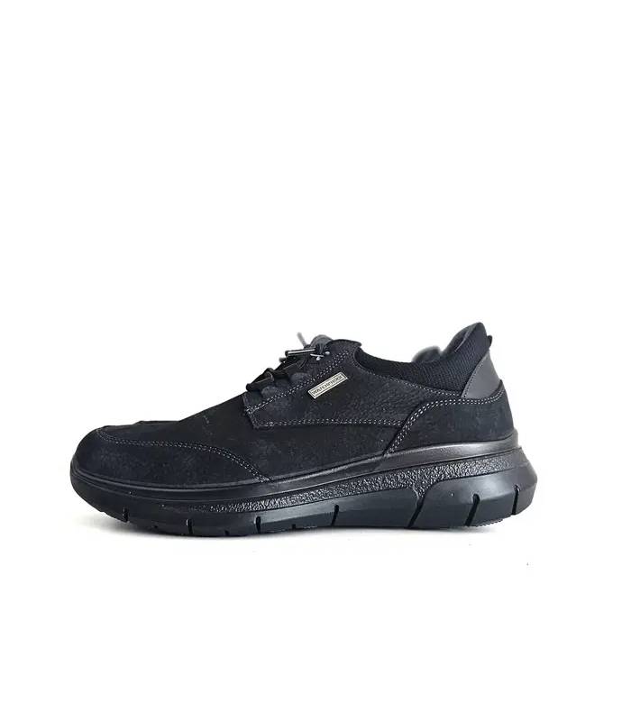 perfil zapatos piel nobuck hombre Luisetti negros