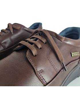detalle cordones zapatos waterproof Luisetti piel