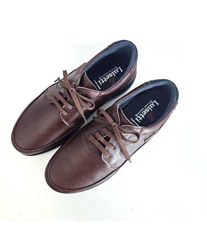 vista superior zapatos piel hombre Luisetti waterproof