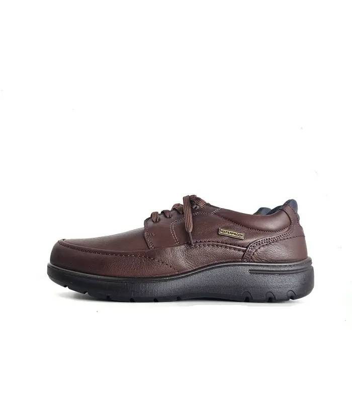 perfil zapatos waterproof hombre Luisetti marrón
