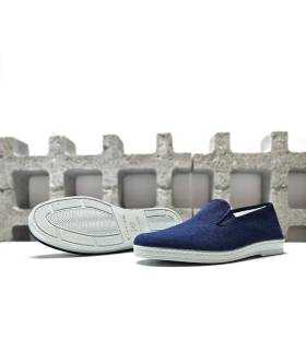 suela flexible alpargatas hombre Chapines azul
