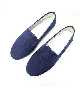 alpargatas verano hombre azul vista superior