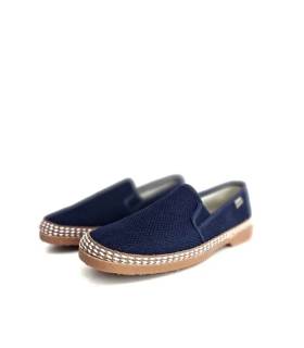 zapatillas lona hombre verano Laro azul marino