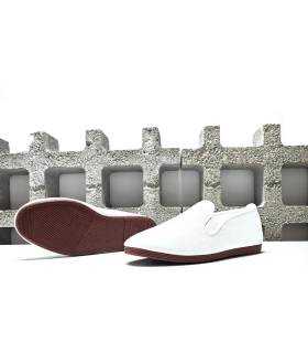 zapatillas lona unisex blancas Javer suela goma
