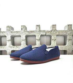 zapatillas lona unisex azul marino fabricadas España