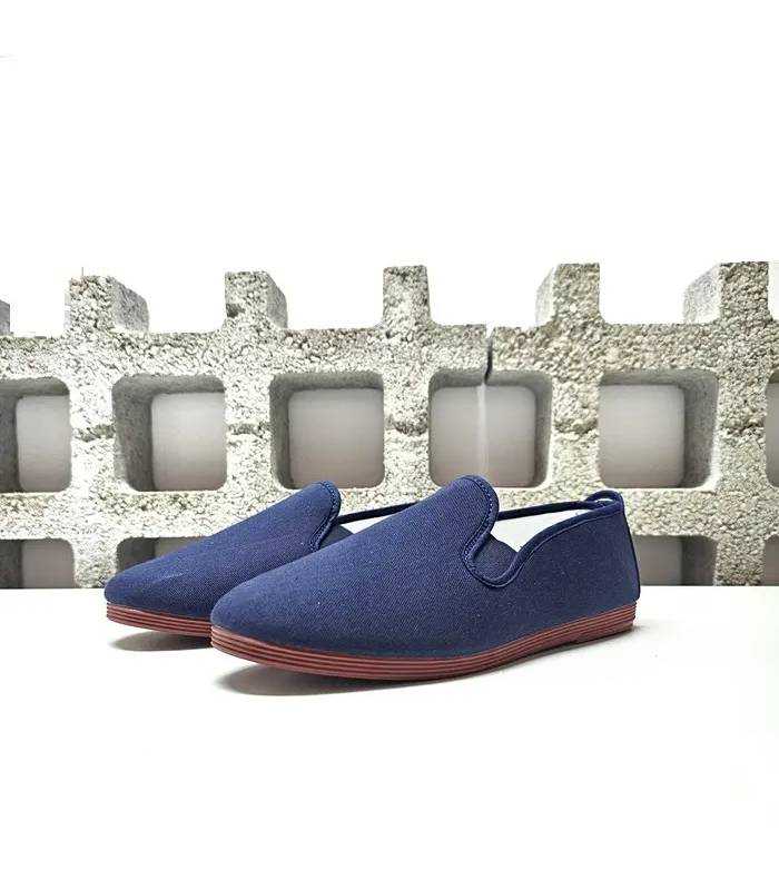 zapatillas lona unisex azul marino fabricadas España