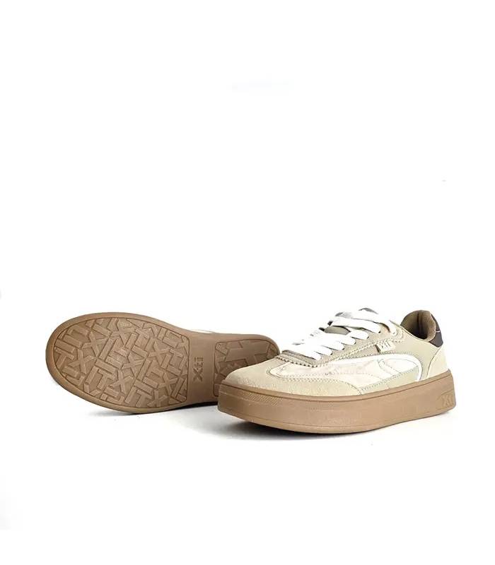 Suela zapatillas Xti mujer plataforma beige claro