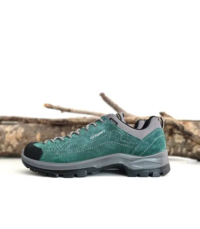 Zapatillas montaña hombre Grisport verdes piel